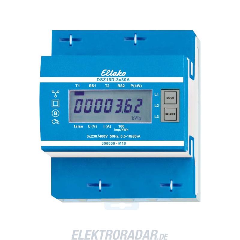 Eltako Drehstromzähler DSZ15D-3x80A MID 28380015